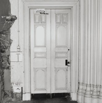 Interior.
Detail of door in main corridoor.