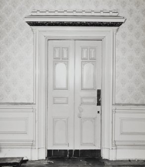 Interior.
Detail of door in drawing room.