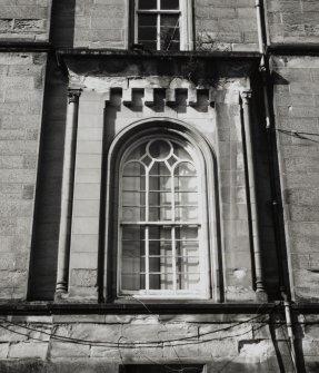 Detail of principal floor window from S.