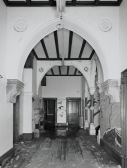 Interior.
View of hall from E.