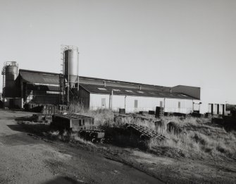 General view of modern foundry buildings from W