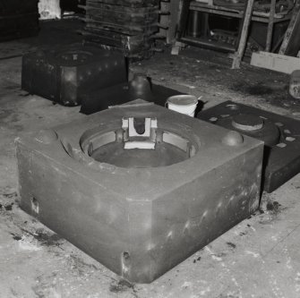 View of cores in core-preparation area