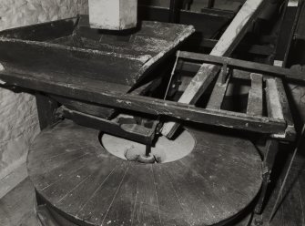 Interior.
Detail of meal stones or grinding millstones.