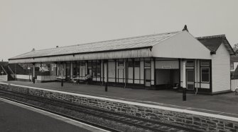General view of station building from SE.