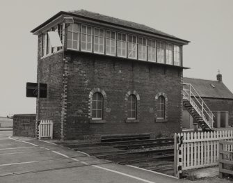 General view of signal box from N.