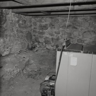 Interior.
Detail of ground floor boiler room at foot of SW tower.