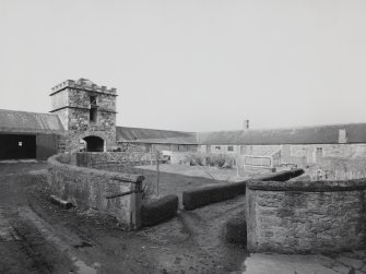 View of court from S.