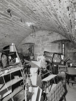 Interior.
View of vaulted room on ground floor.