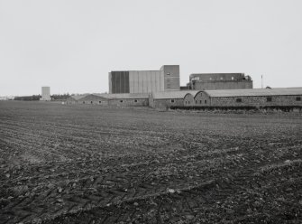 Distant general view of maltings buildings from SE