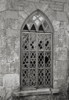 Detail of library window.