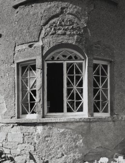Detail of Venetian window of dining room.
