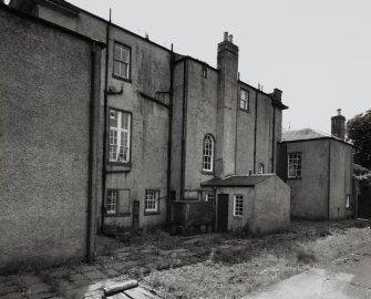 View of court showing N elevation from NE.