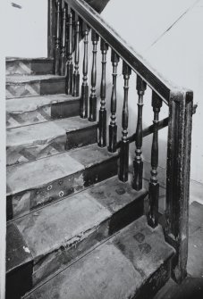 Interior.
Detail of stair balustrade.