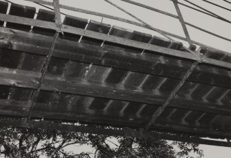 Detail of underside of bridge.