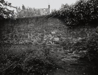 Detail of W end park wall.