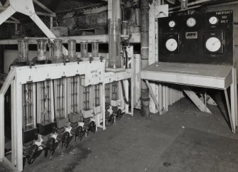 Interior.
Still House No.1: view from NW of Grain Still's Spirit Safe and Control Console.