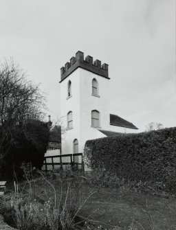 View of stable block tower from SE