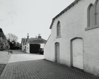 View of stable block and house from WNW