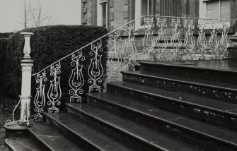 Detail of entrance steps.