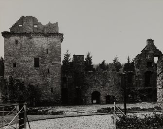 Edzell Castle. General view from E.
