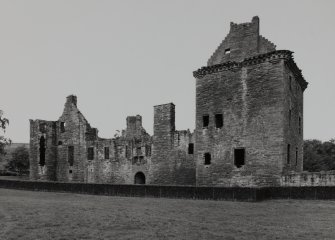 View of castle from SE.