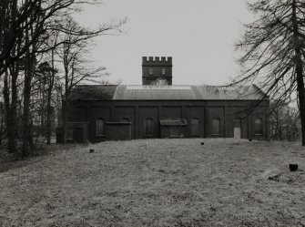 View from S of S side of Filter House, also showing the two later bays added (in 1960) to the W side of the original block of 7 bays
