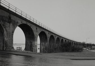 General view of E side of viaduct from SE