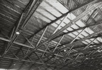Interior.
Detail of 1917 hangars roof structure.