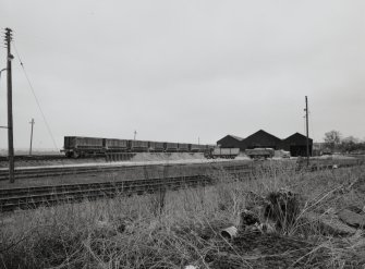 General view of Goods Station and sidings from S.