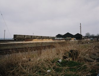 General view of Goods Station and sidings from S.