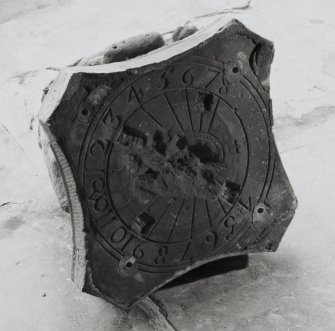 Detail of sundial