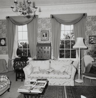 Interior. View of first floor drawing room from WNW