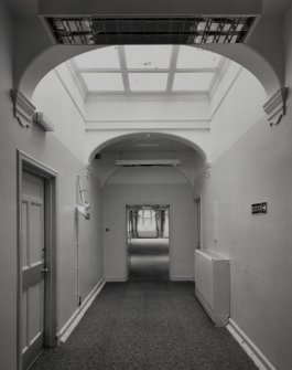 Interior. View of ground floor ward in hospital block.