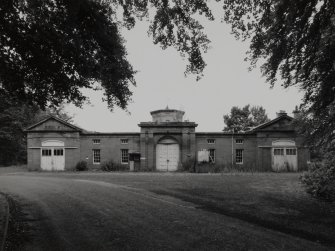 View from S showing main front