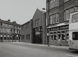 View from South-West with Panmure Street to left.