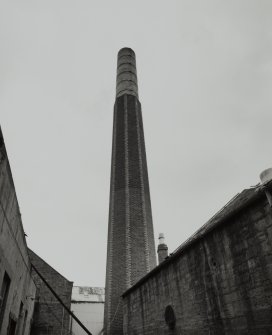 View from W of Boiler House Chimney