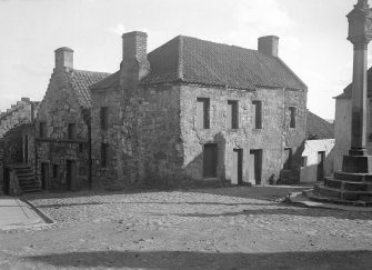 View from North of The Ark and The Nunnery with Market Cross in foreground.