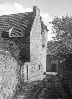View of The Study from Back Lane from the North West.