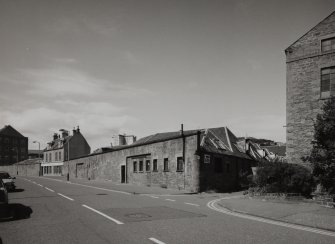 General view from SE of frontage onto Brook Street, including Office building