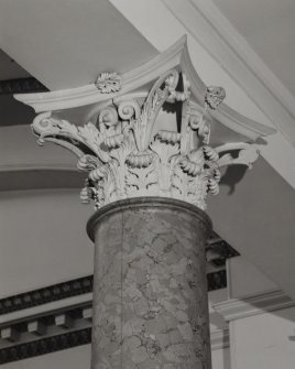 Dundee, Camperdown House, interior
Detail of column capital, Staircase, First Floor