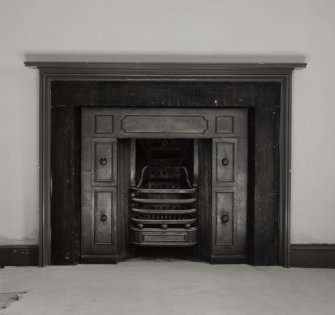 Dundee, Camperdown House, interior
Detail of Fireplace with doors open, First Floor