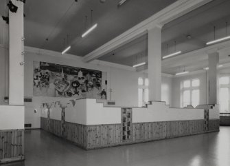 Interior. View of patients dining room from NW