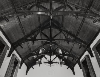 Interior. Gowrie House patients dining room, detail of roof