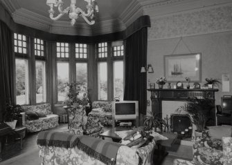 Interior. View of sitting room from North East
