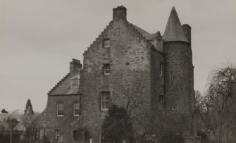 Fowlis Castle. General view from South-West.