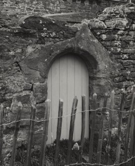 South wall.
Detail of South-West doorway.