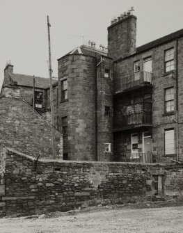 1-13 Hawkhill.
General view of rear from North-West.