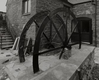 Detail of water wheel.