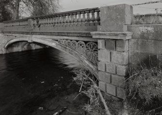 Oblique view of W side of bridge from SW