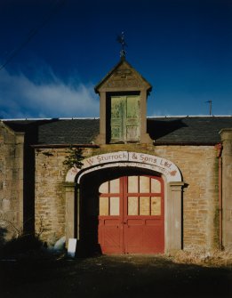 Detail of entrance arch